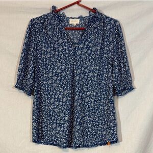 Melloday  3/4 sleeve top size large
